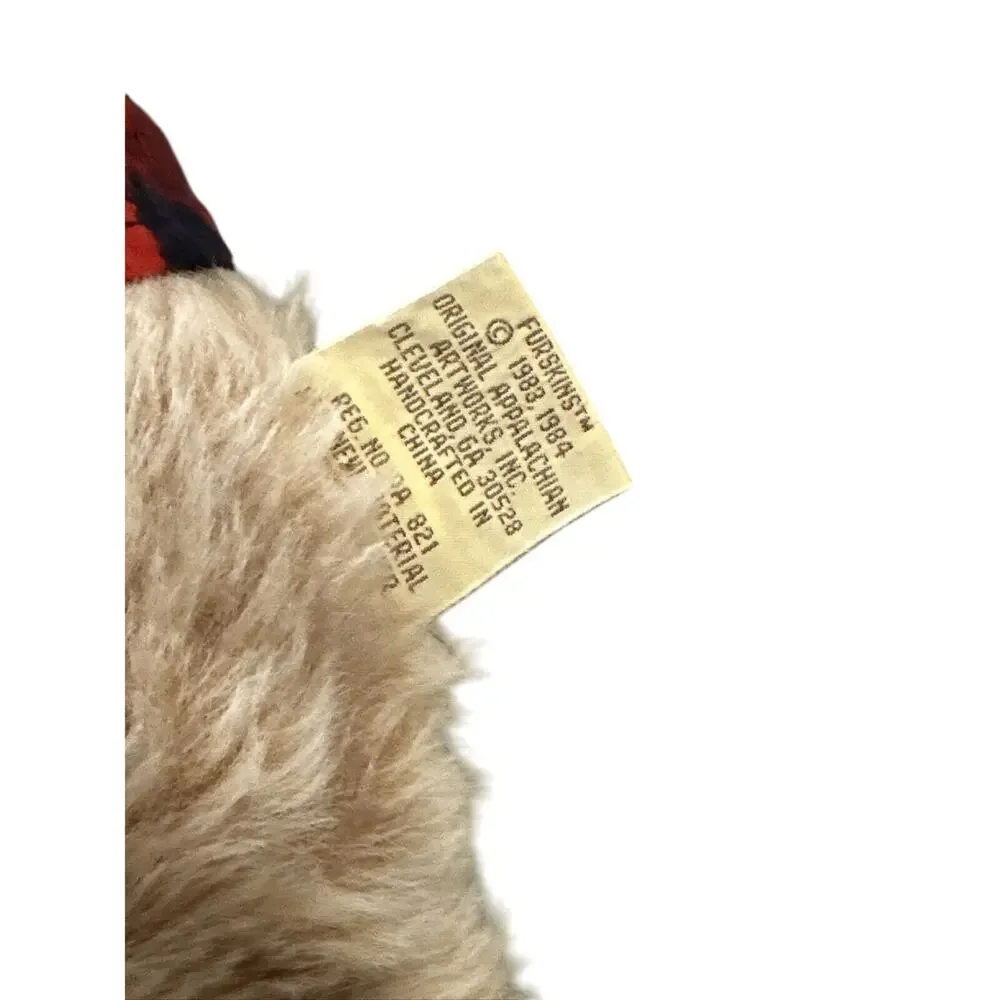 Furskins Stuffed Animal Bear by Xavier Roberts 22 inch Vintage 1984